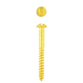 Wood Screw - Solid Brass